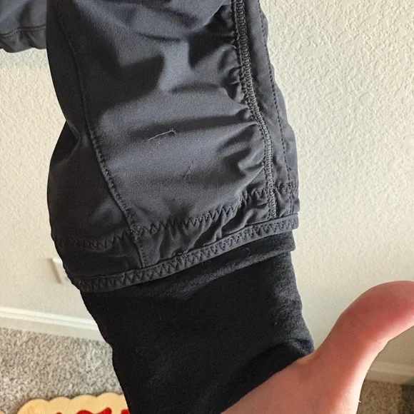 Lululemon Gather Me Slightly Black hooded windbreaker - Picture 9 of 10